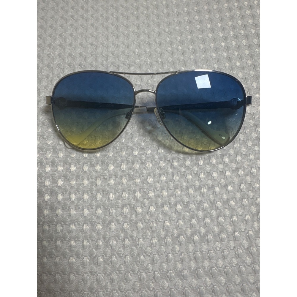Jessica Simpson Sunglasses Womens OS Aviator Blue Yellow Gradient HHJSOP1004-R